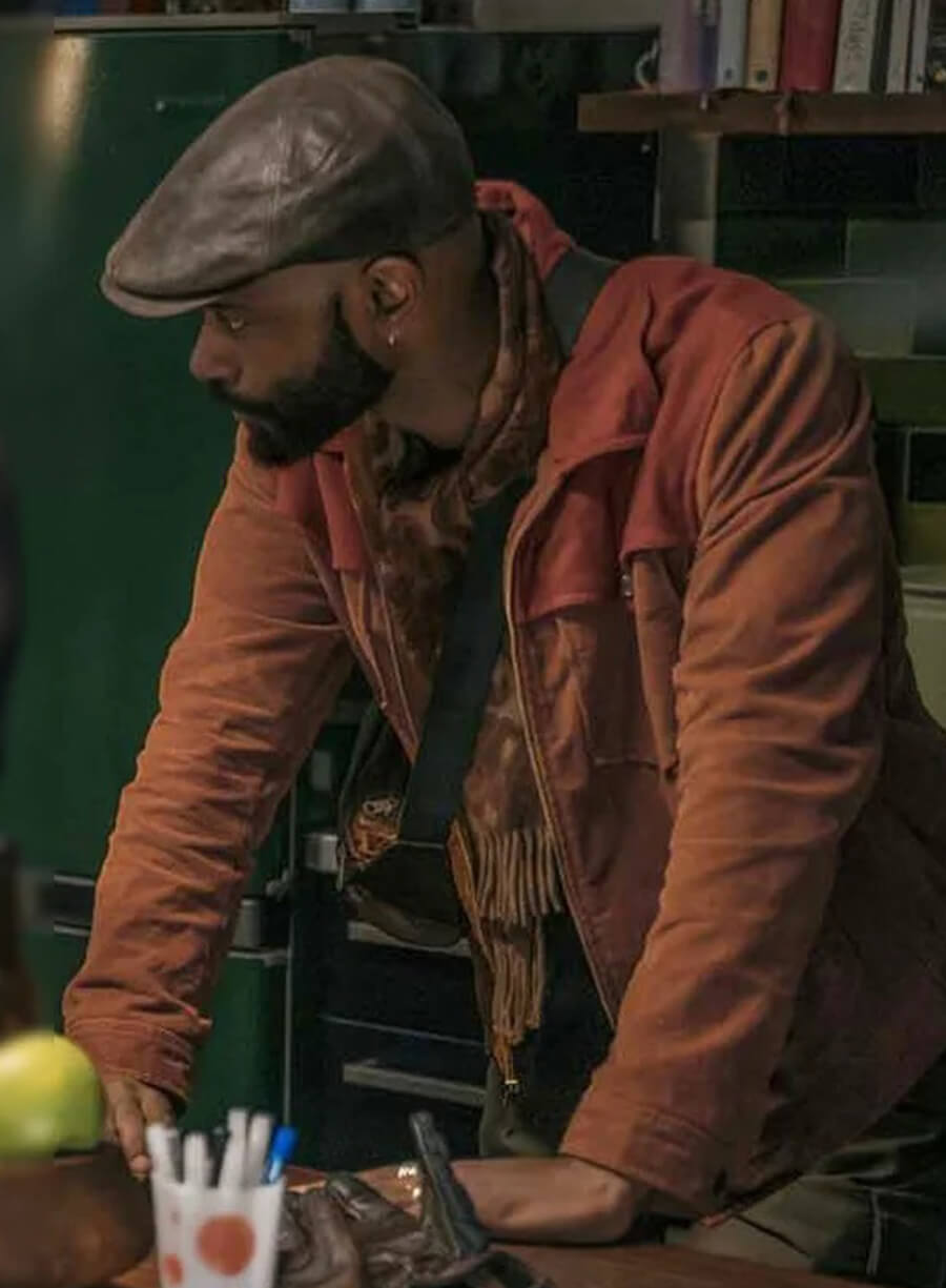 Harpoon Grofield Inspired Brown Leather Jacket - Play Dirty 2025 Style