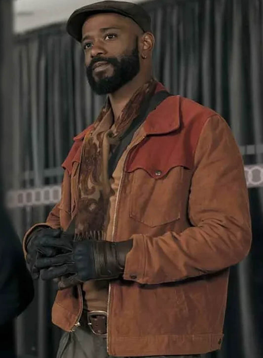 Harpoon Grofield Inspired Brown Leather Jacket - Play Dirty 2025 Style