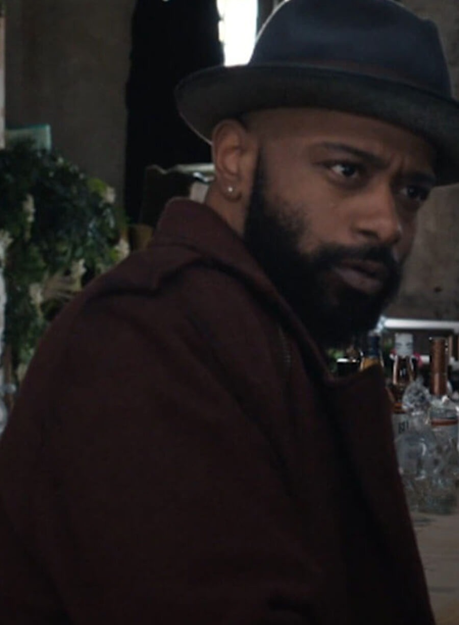 Harpoon Grofield Inspired Maroon Coat - Play Dirty 2025 Style