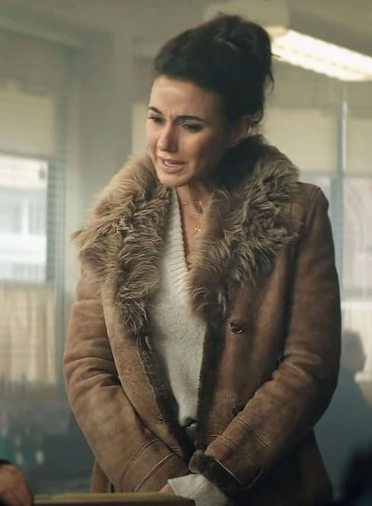 Harpoon Lana Lang Inspired Brown Coat - Superman & Lois Style
