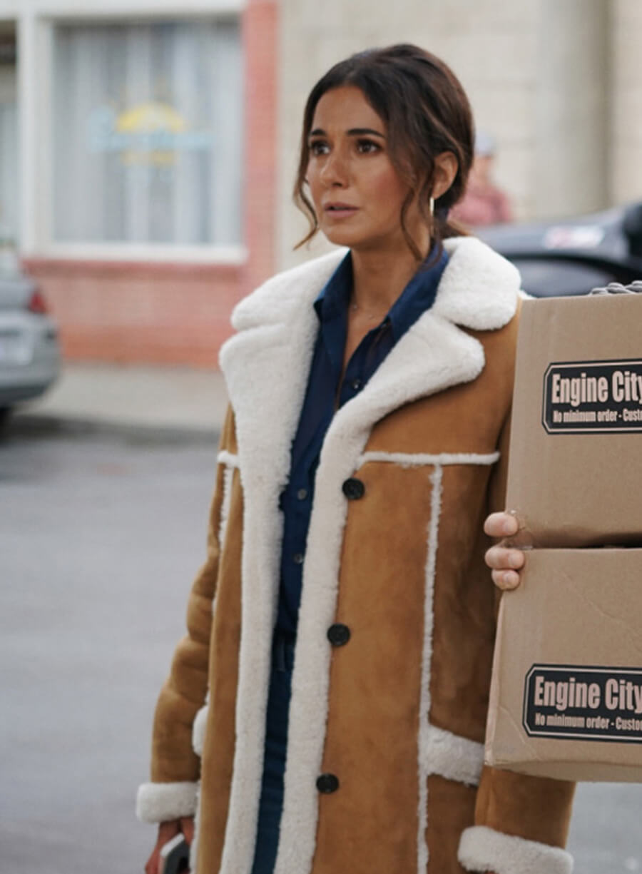 Harpoon Lana Lang Inspired Brown Coat - Superman & Lois Style