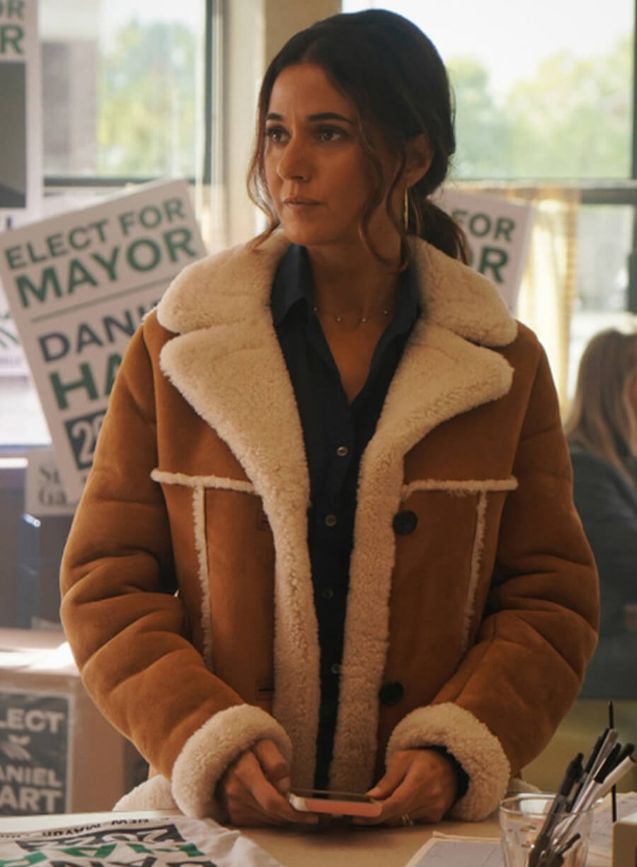 Harpoon Lana Lang Inspired Brown Coat - Superman & Lois Style