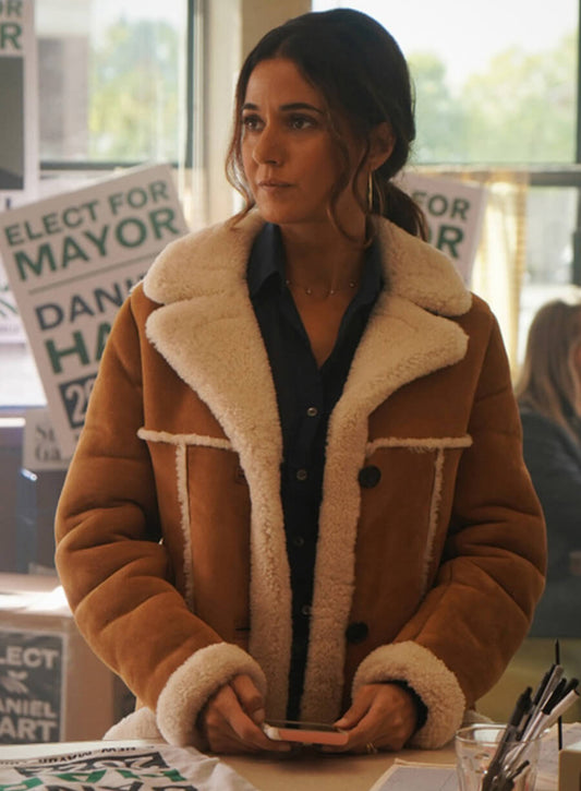 Harpoon Lana Lang Inspired Brown Coat - Superman & Lois Style