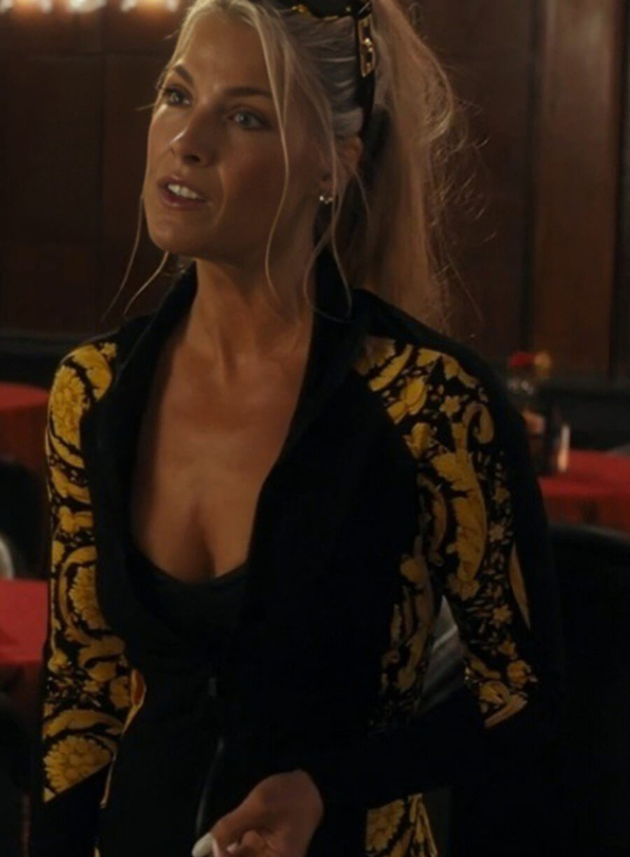Harpoon Angela Norris Inspired Black and Yellow Leather Jacket - Landman Style