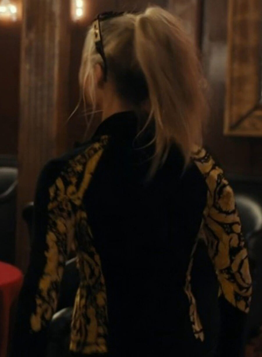 Harpoon Angela Norris Inspired Black and Yellow Leather Jacket - Landman Style