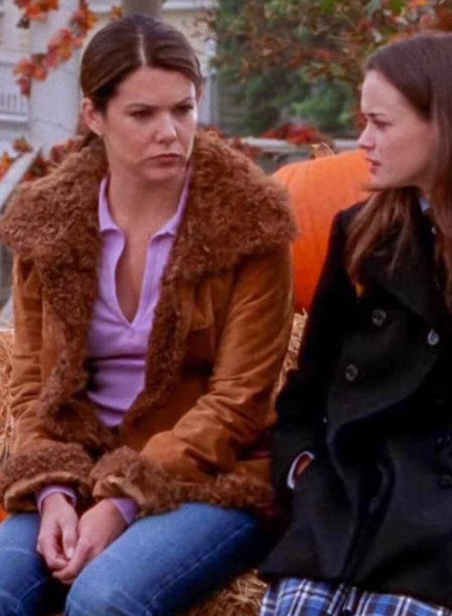 Harpoon Lorelai Gilmore Inspired Brown Leather Jacket - Gilmore Girls Style