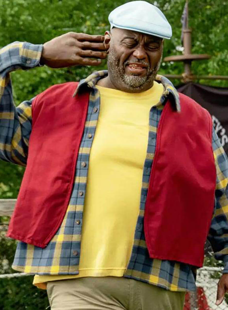 Harpoon Silm Peterson Inspired Red Leather Jacket - Happy Gilmore 2 Style