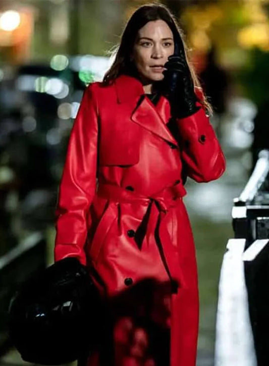 Harpoon Crime Rika Inspired Red Coat - Law & Order Organized Crime Style