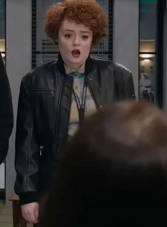 Harpoon DC Rose Dickson Inspired Black Bomber Jacket - Dept Q Style
