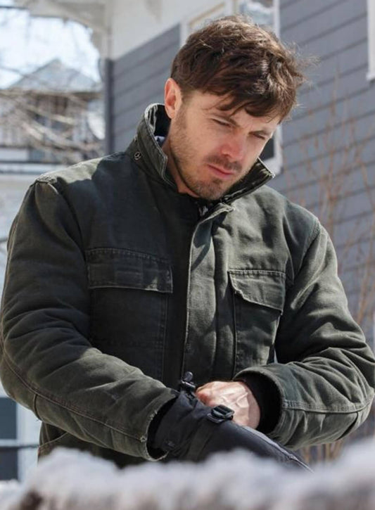 Harpoon Lee Chandler Inspired Black Leather Jacket - Manchester by the Sea Style