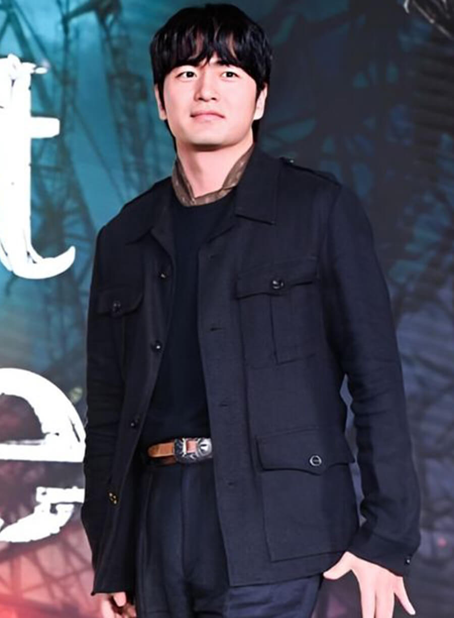 Harpoon Lee Jin-wook Inspired Black Leather Jacket - Sweet Home Premiere Style