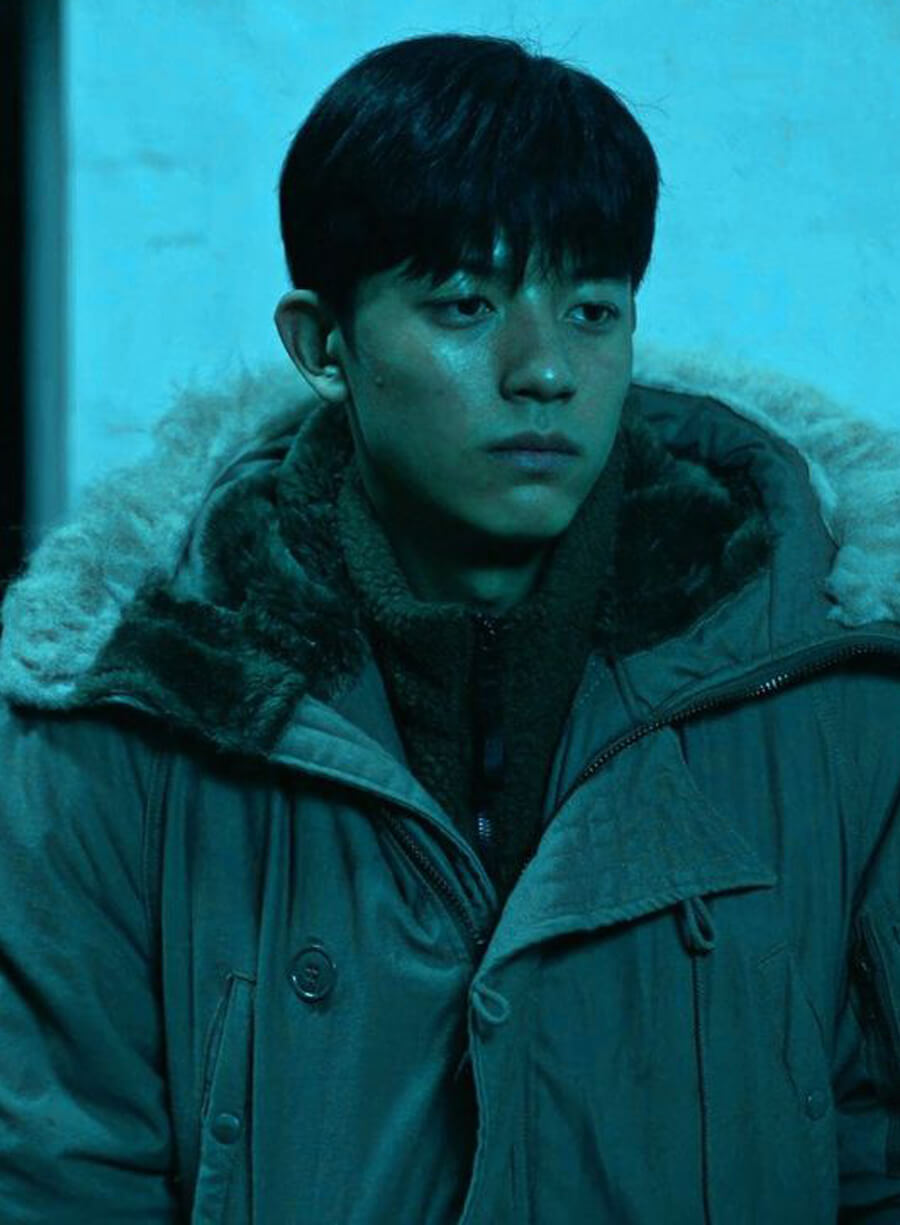 Harpoon Lee Su-hyeok Inspired Green Hooded Jacket - All of Us Are Dead Style