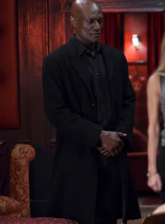 Harpoon Lemuel Bridger Inspired Black Suiting Fabric Coat - Midnight Texas Style