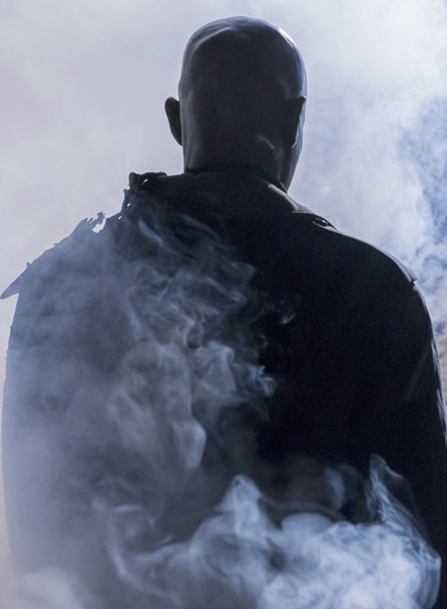 Harpoon Lemuel Bridger Inspired Black Wool Fabric Coat - Midnight Texas Style