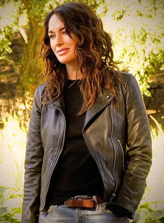 Harpoon Gypsy Inspired Black Real Leather Leather Jacket - 9 Bullets Style