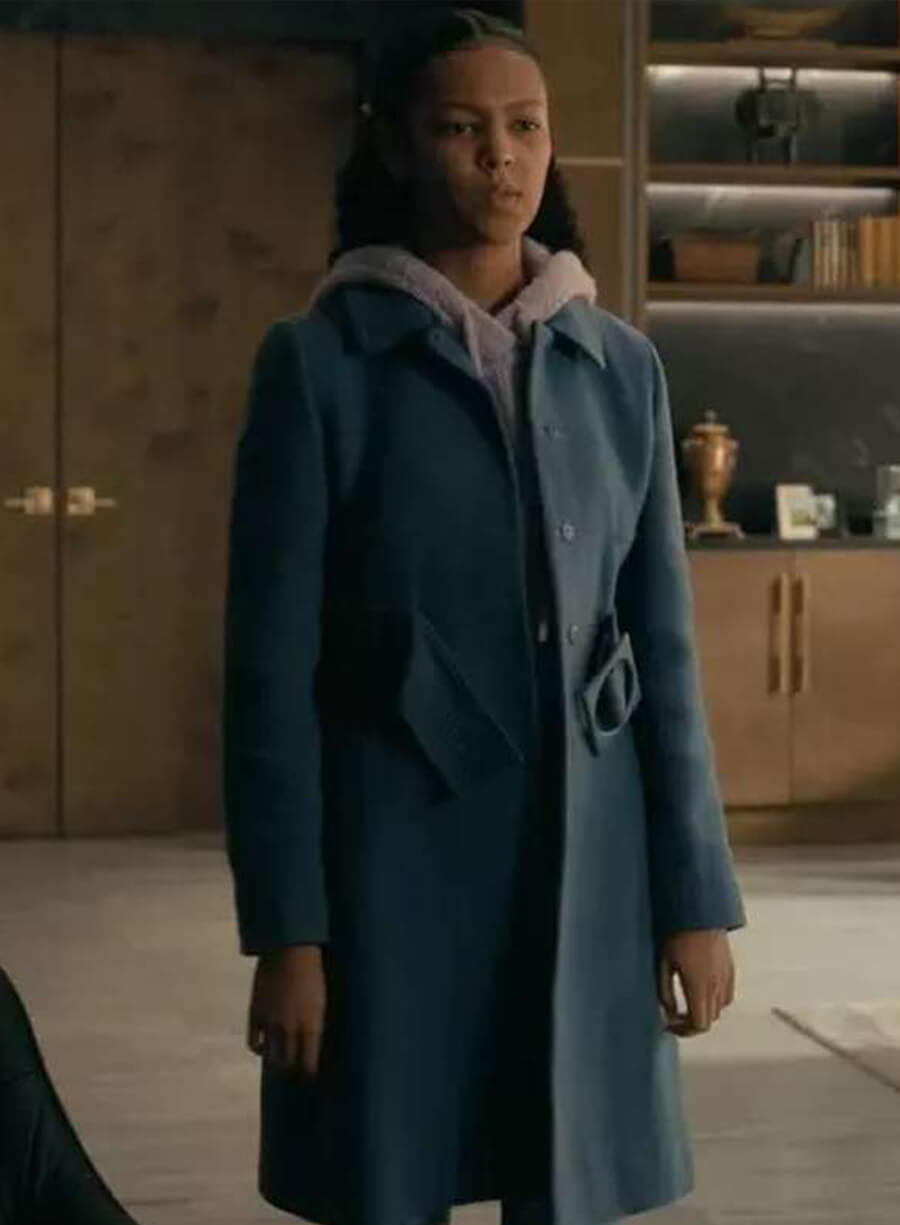 Harpoon Lenore Usher Inspired Blue Coat - The Fall of the House of Usher Style