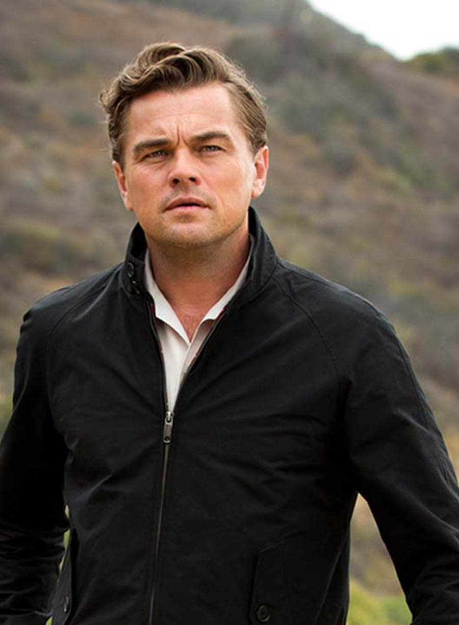 Harpoon Leonardo DiCaprio Inspired Black Cotton Jacket - Once Upon a Time in Hollywood Style