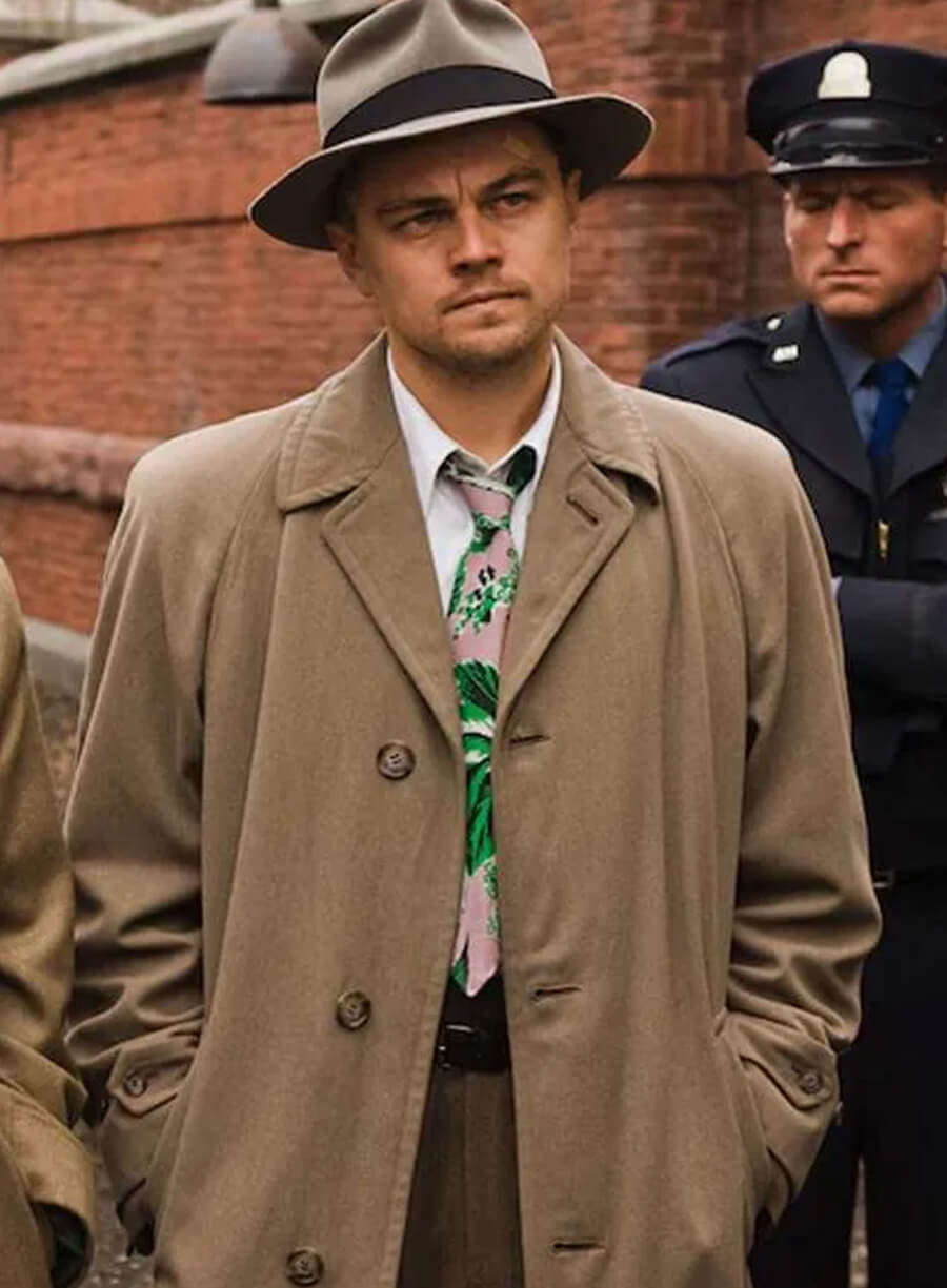 Harpoon Teddy Daniels Inspired Brown Coat - Shutter Island Style