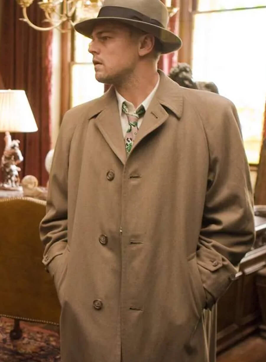 Harpoon Teddy Daniels Inspired Brown Coat - Shutter Island Style
