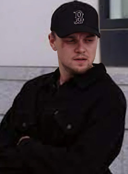 Harpoon Mark Meachum Inspired Black Leather Jacket - The Departed Style