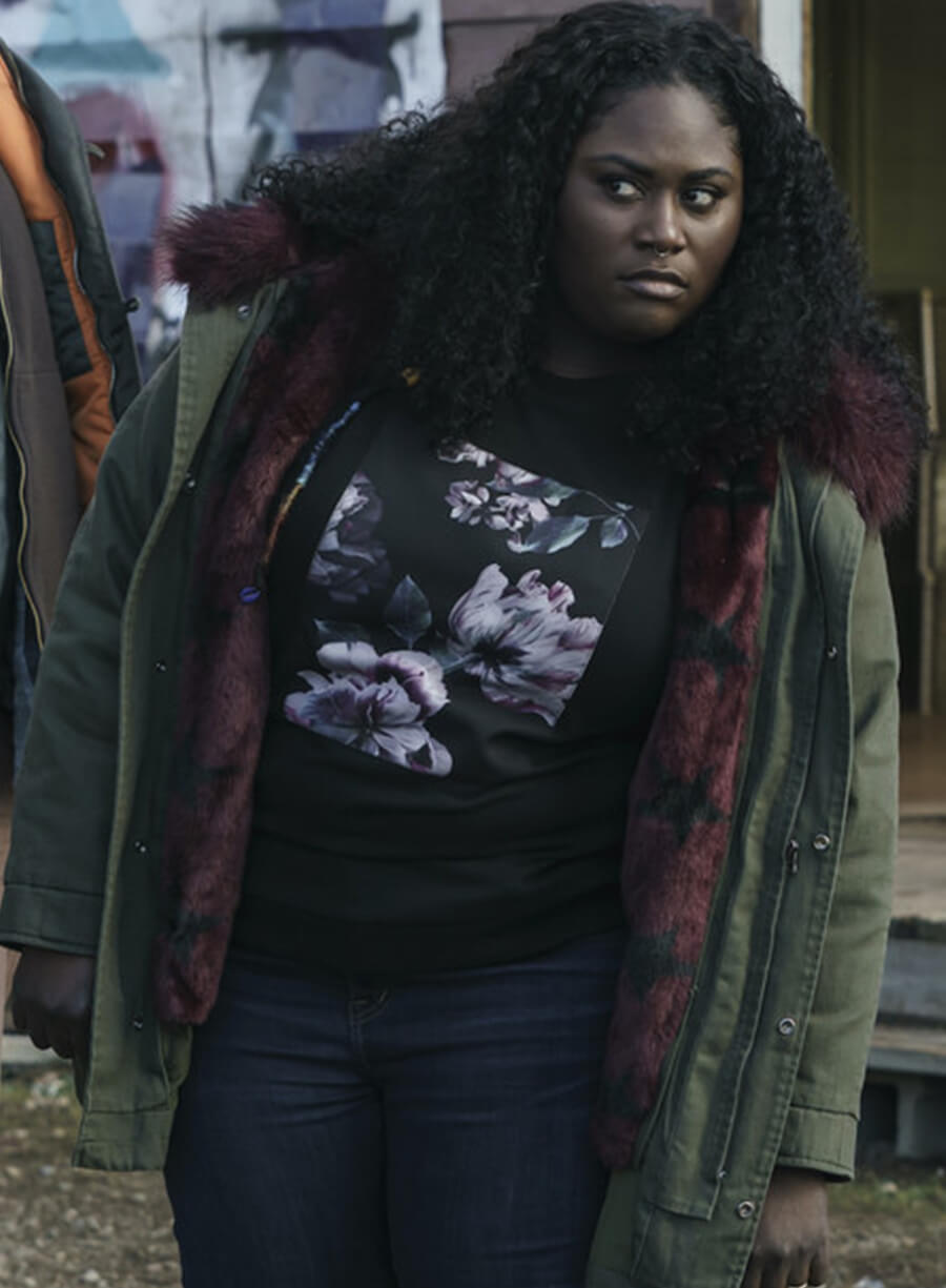 Harpoon Leota Adebayo Inspired Green Leather Jacket - Peacemaker Style