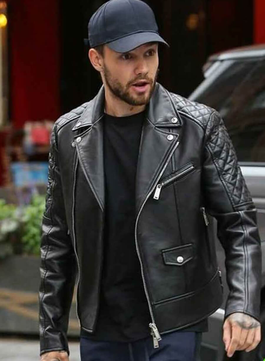 Harpoon Liam Payne Inspired Black Biker Jacket