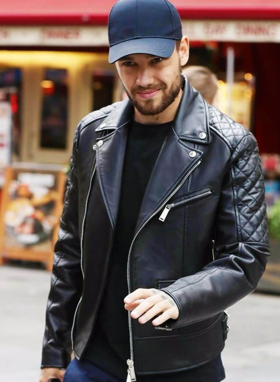 Harpoon Liam Payne Inspired Black Biker Jacket