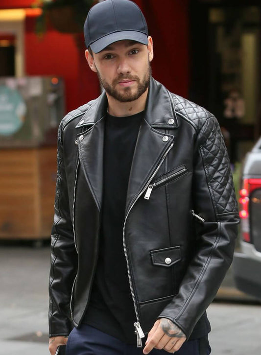 Harpoon Liam Payne Inspired Black Biker Jacket