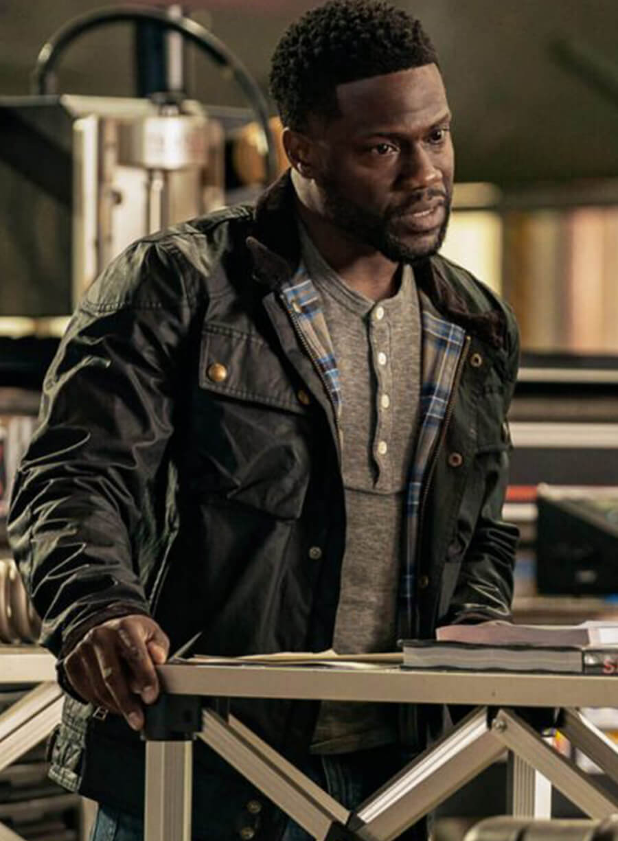 Harpoon Cyrus Inspired Black Leather Jacket - Lift 2024 Style