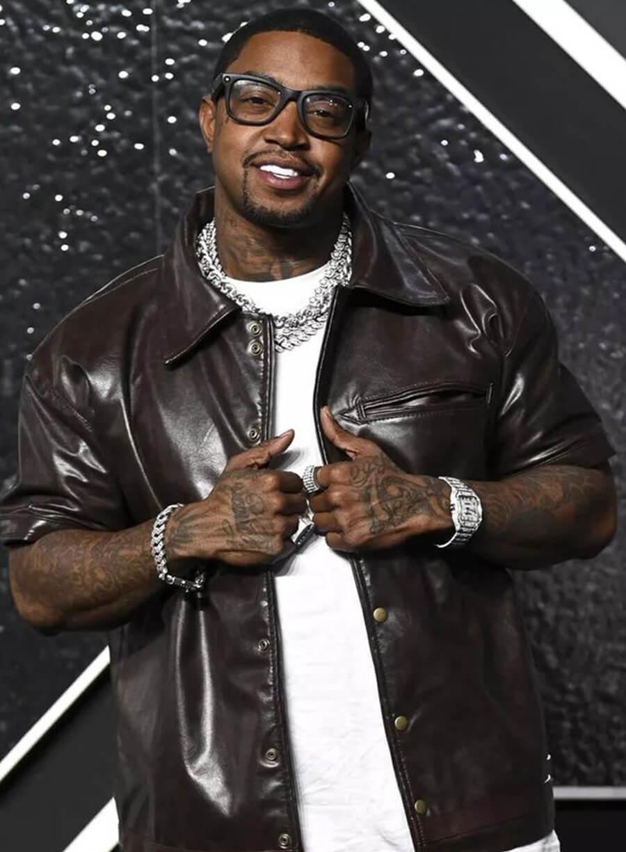 Harpoon Lil Scrappy Shirt Inspired Brown Leather Jacket