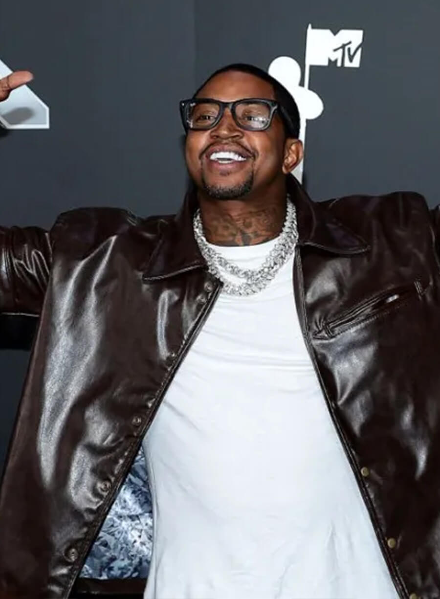 Harpoon Lil Scrappy Shirt Inspired Brown Leather Jacket