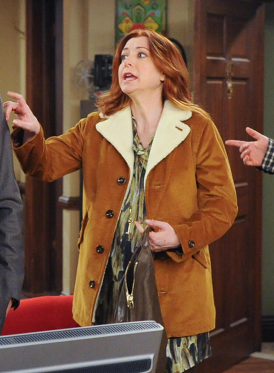 Harpoon Lily Aldrin Inspired Brown Coat - How I met Your Mother Style