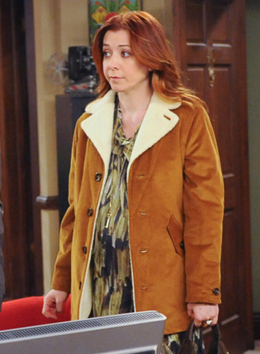 Harpoon Lily Aldrin Inspired Brown Coat - How I met Your Mother Style