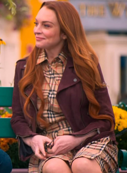 Harpoon Maddie Kelly Inspired Maroon Leather Jacket - Irish Wish Style