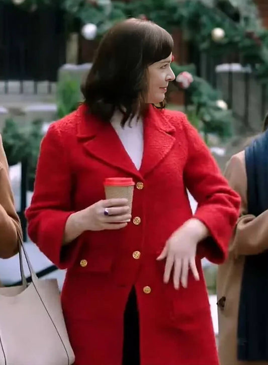 Harpoon Lisa Norton Inspired Red Coat - How to Fall in Love by Christmas Style