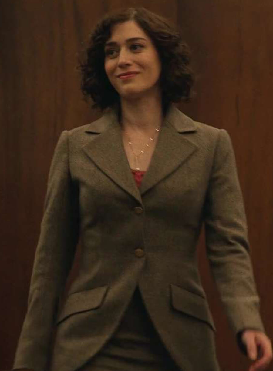 Harpoon Alex Forrest Inspired Grey Wool Fabric Wool Jacket - Fatal Attraction Style