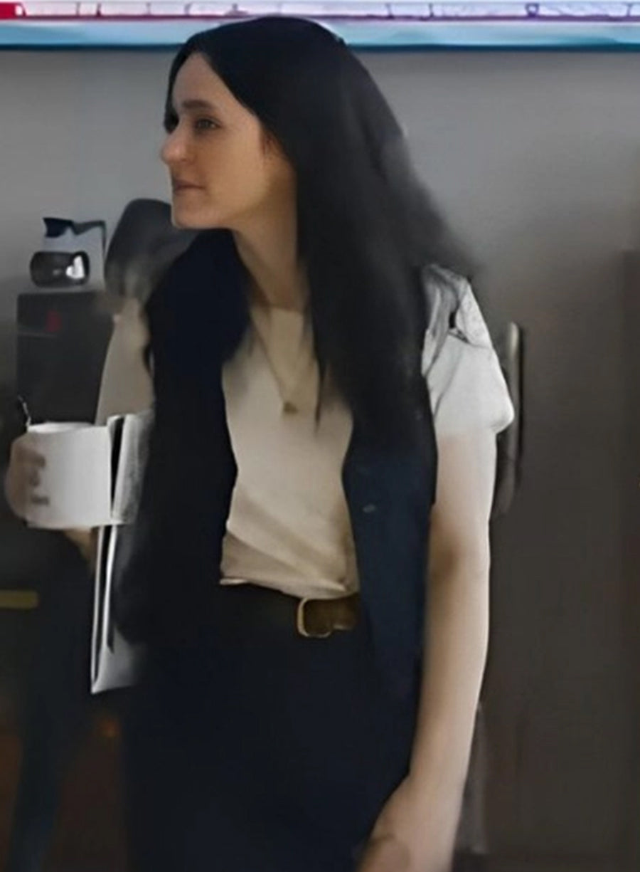 Harpoon Lois Lane Inspired Black Leather Jacket - Superman 2025 Style