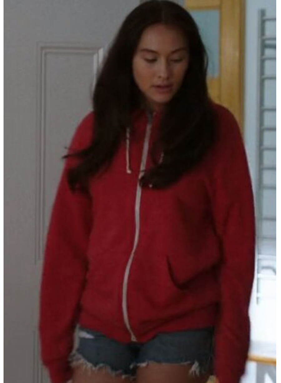 Harpoon Belly Inspired Red Hooded Jacket - The Summer I Turned Pretty Style
