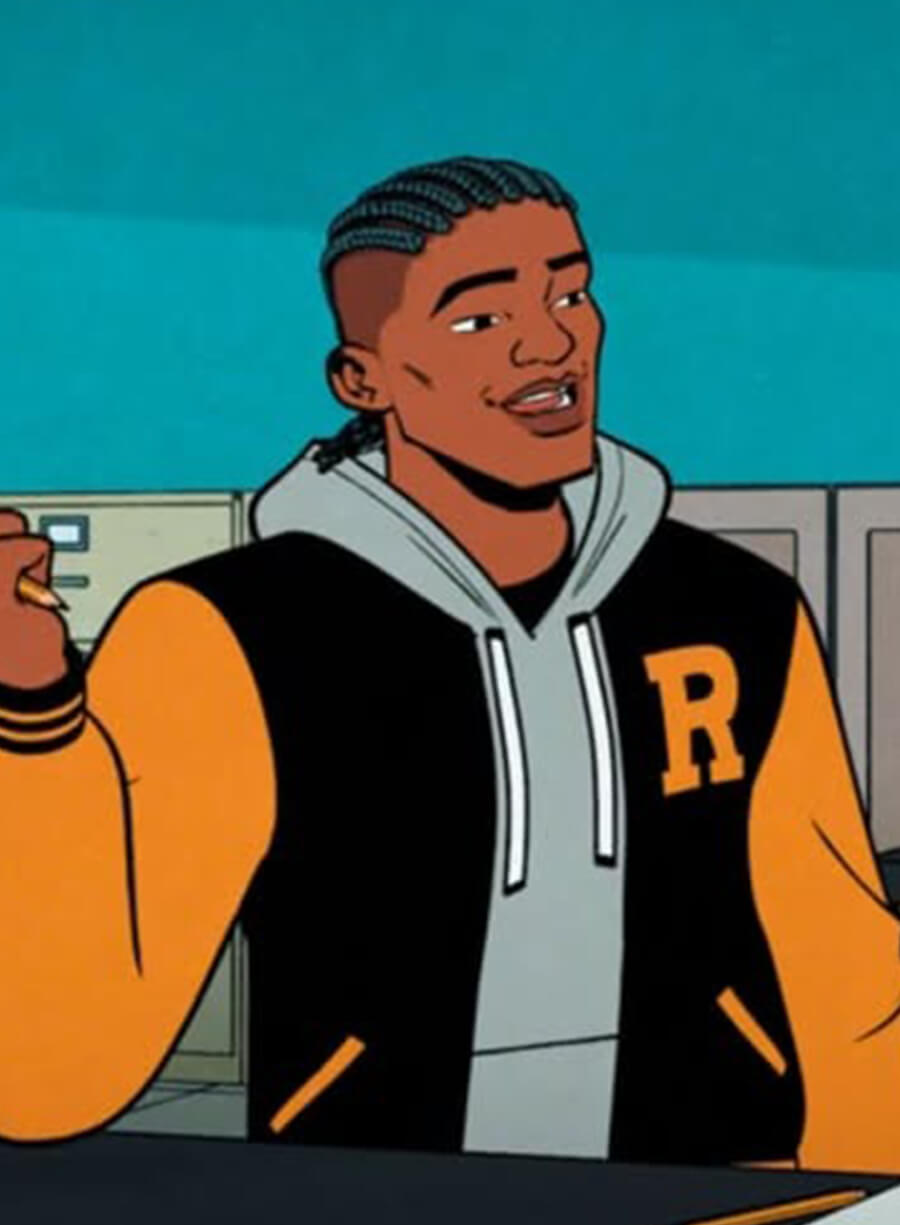Harpoon Tombstone Inspired Black and Yellow Varsity Jacket - Your Friendly Neighborhood Spider-Man Style