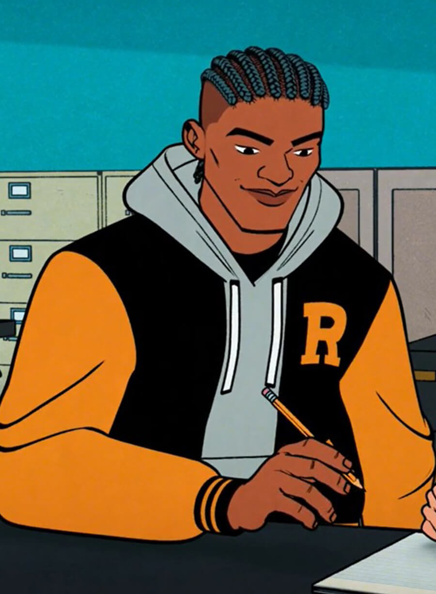 Harpoon Tombstone Inspired Black and Yellow Varsity Jacket - Your Friendly Neighborhood Spider-Man Style