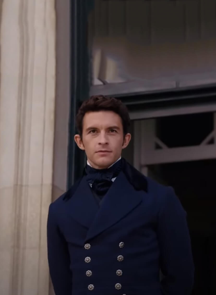 Harpoon Lord Anthony Bridgerton Inspired Blue Coat - Bridgerton S03 Style