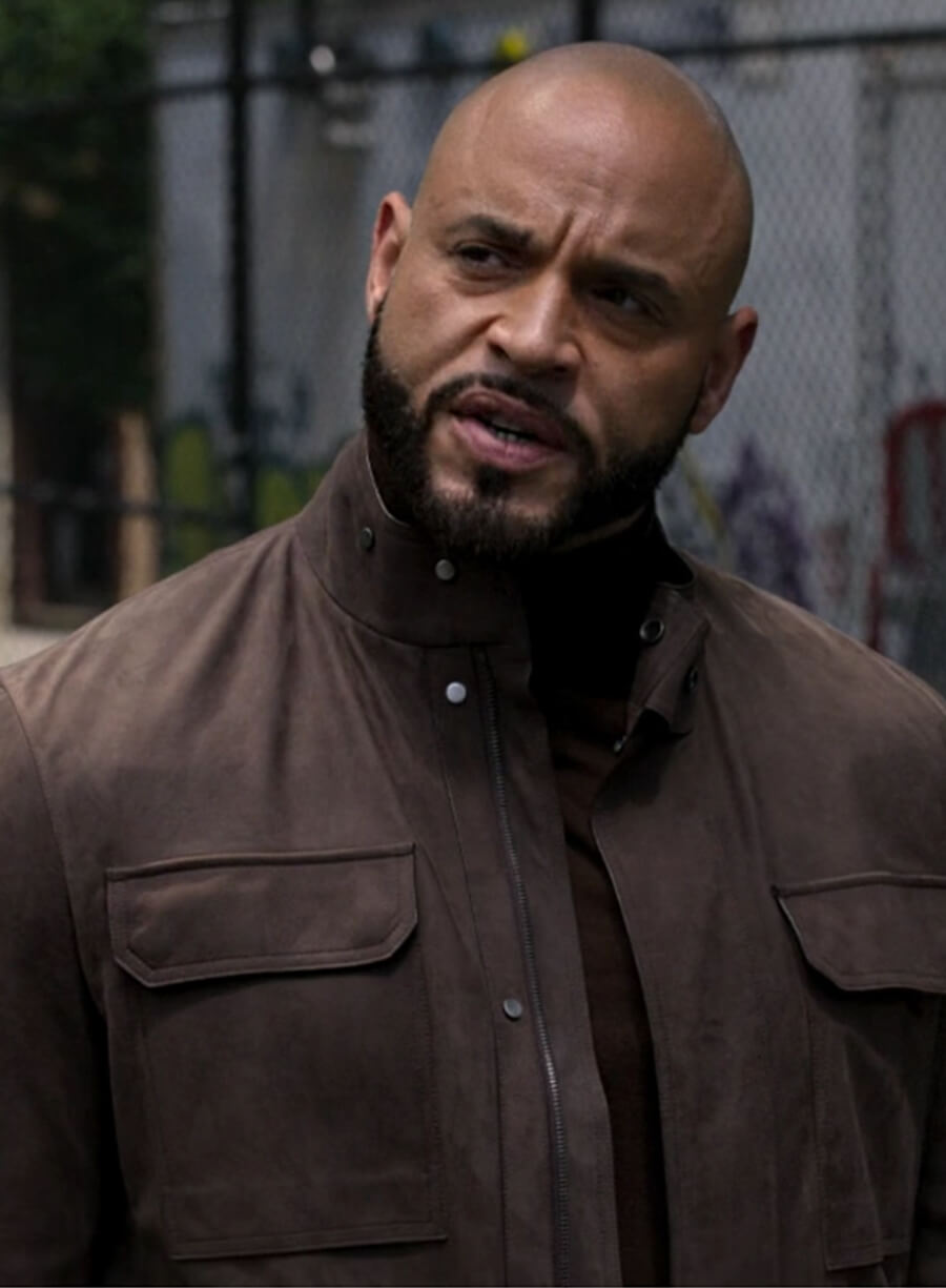 Harpoon Lorenzo Tejada Inspired Brown Leather Jacket - Power Book II: Ghost Style