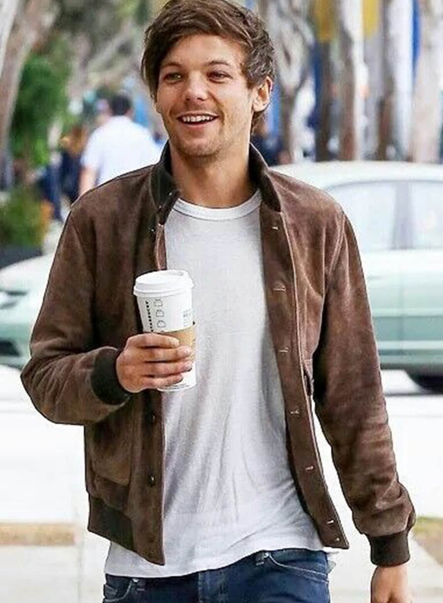 Harpoon Louis Tomlinson Inspired Multicolor Leather Jacket