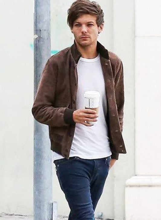 Harpoon Louis Tomlinson Inspired Multicolor Leather Jacket