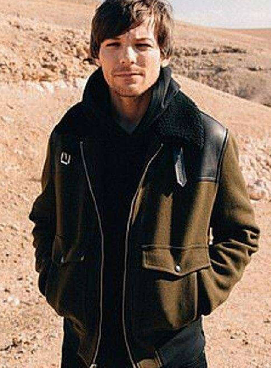 Harpoon Louis Tomlinson Inspired Multicolor Hooded Jacket