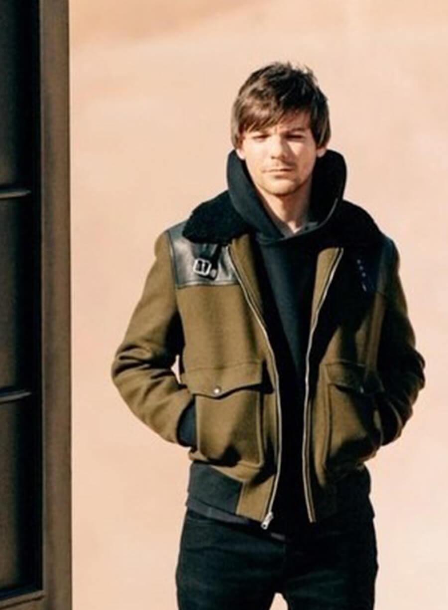 Harpoon Louis Tomlinson Inspired Multicolor Hooded Jacket