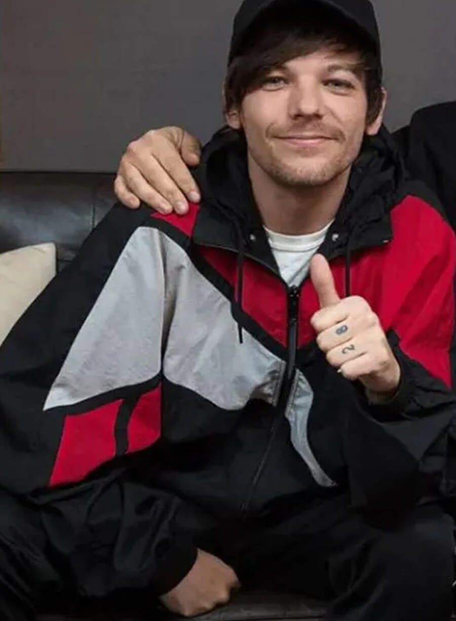 Harpoon Louis Tomlinson Track Inspired Multicolor Hooded Jacket