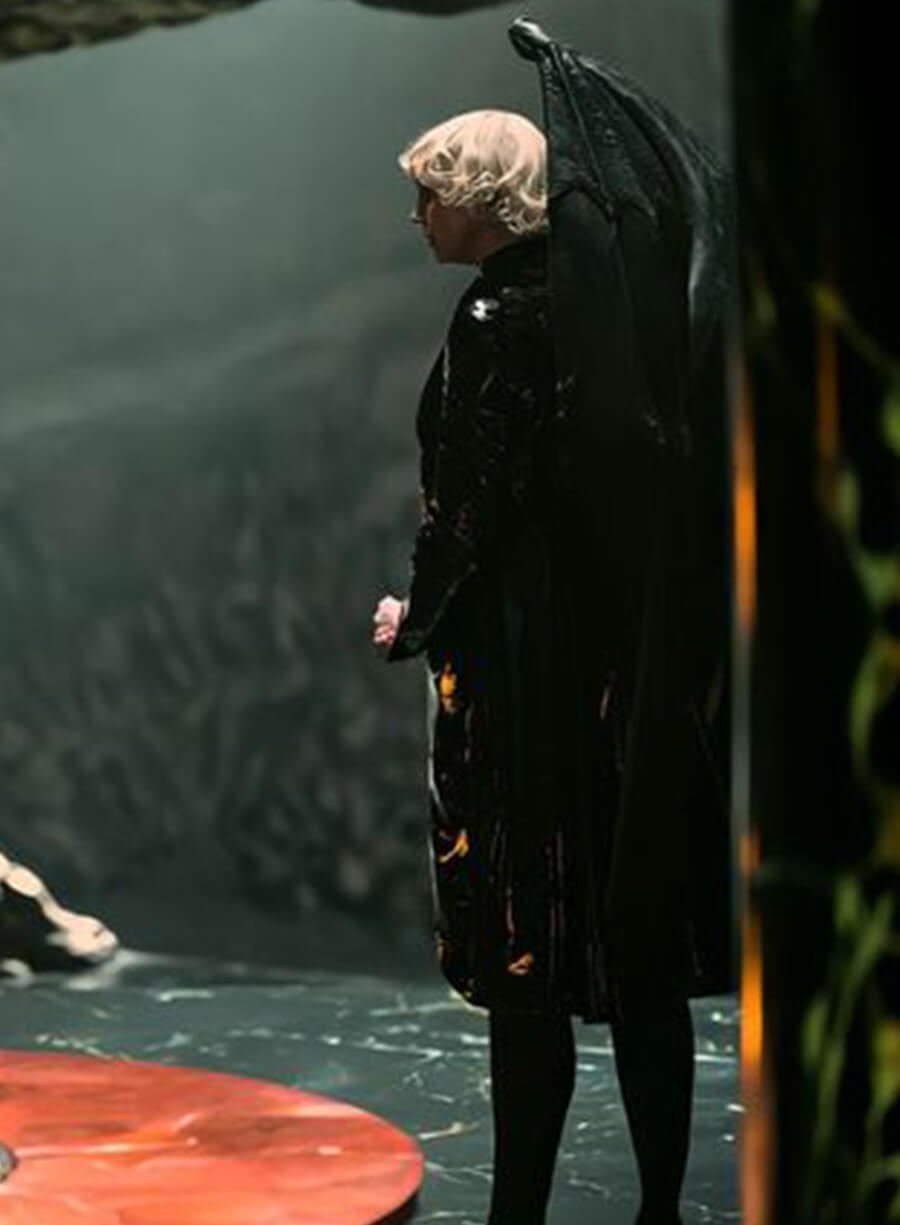 Harpoon Lucifer Morningstar Inspired Black Faux Leather / Real Leather Coat - The Sandman Style