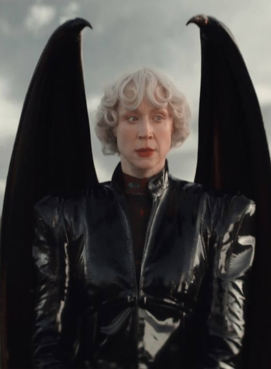 Harpoon Lucifer Morningstar Inspired Black Faux Leather / Real Leather Coat - The Sandman Style