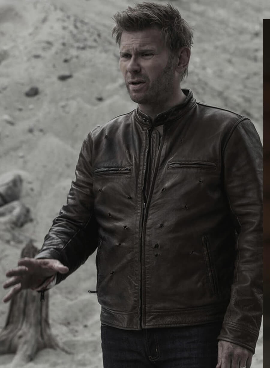 Harpoon Lucifer Inspired Brown Real Leather Leather Jacket - Supernatural Tv Series Style